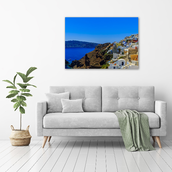 Acrylbild Fotodruck Santorini, Griechenland