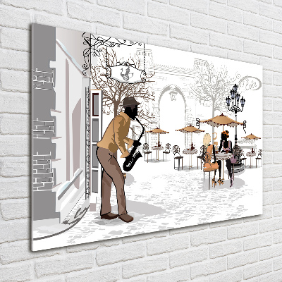 Foto auf Acryl Straßenmusiker