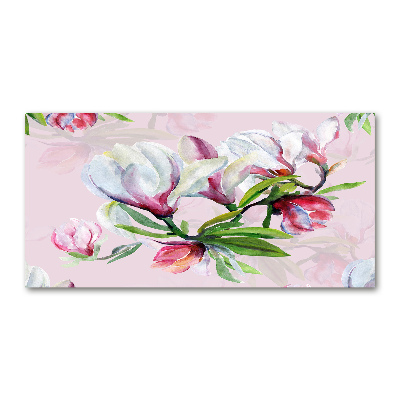 Acrylglas-Druck Magnolienblüten