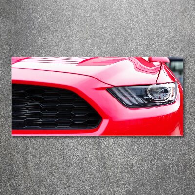 Bild auf Acrylglas Roter Mustang