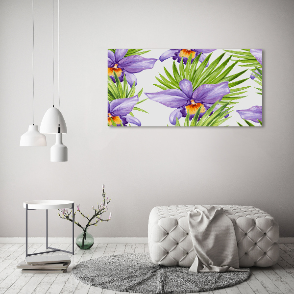 Acrylbild Fotodruck Orchidee