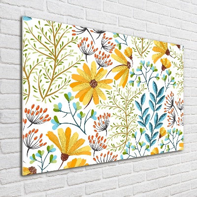 Acrylglas-Druck Frühlingsblumen