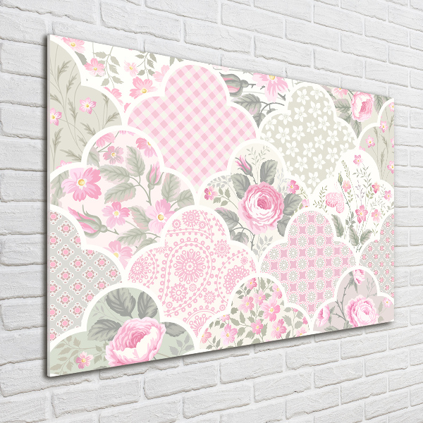 Bild auf Acrylglas Rosen und Schmuck