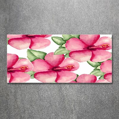 Acrylglas-Druck Tropische Blumen