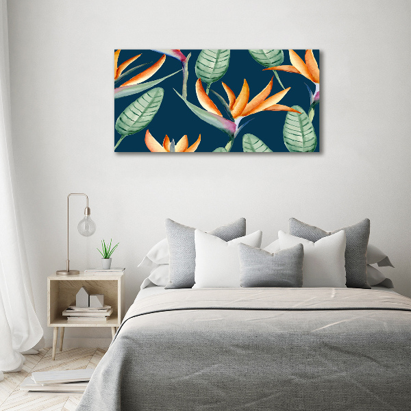 Foto auf Acryl Strelitzia reginae