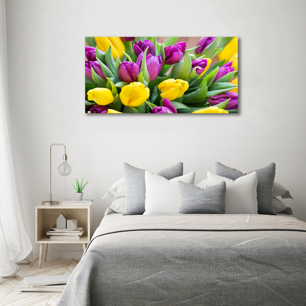 Bild auf Acrylglas Bunte Tulpen