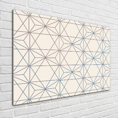 Foto auf Acryl Geometrischer Hintergrund