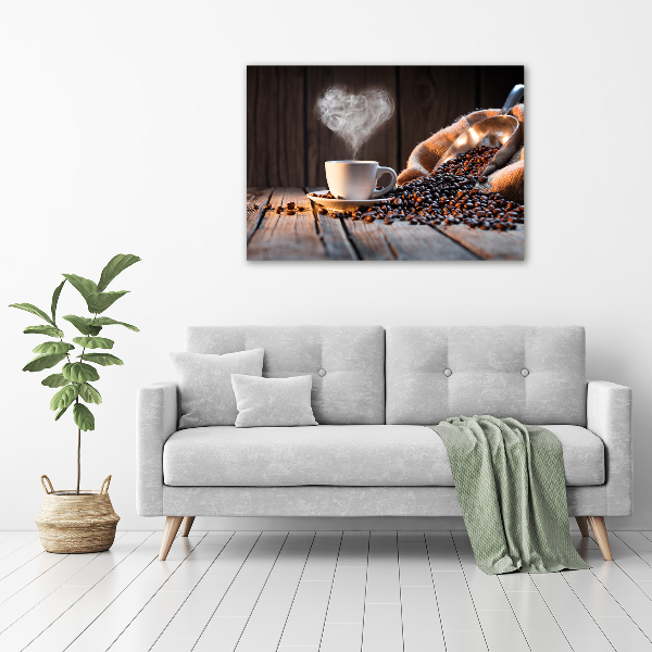 Foto auf Acryl Eine Tasse Kaffee