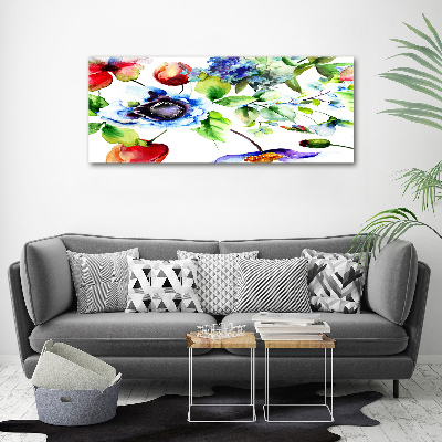 Acrylbild Fotodruck Frühlingsblumen