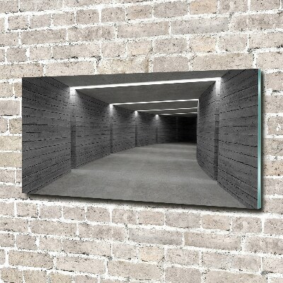 Acrylbild Fotodruck Betontunnel