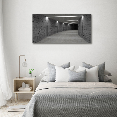 Acrylbild Fotodruck Betontunnel