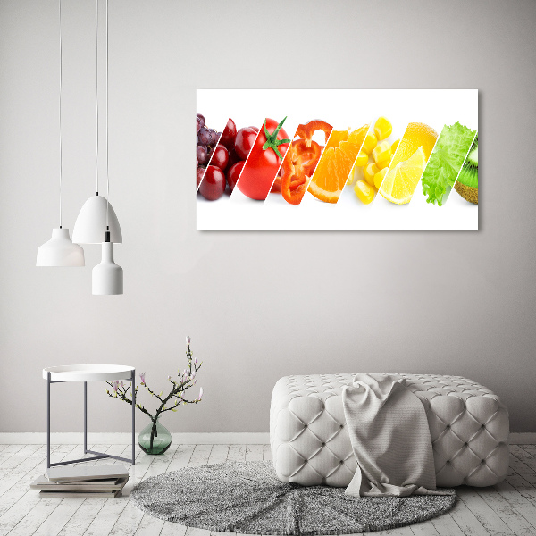 Acrylbild Fotodruck Obst und Gemüse