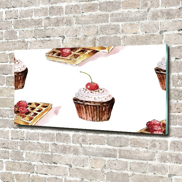 Acrylbild Fotodruck Nachtisch