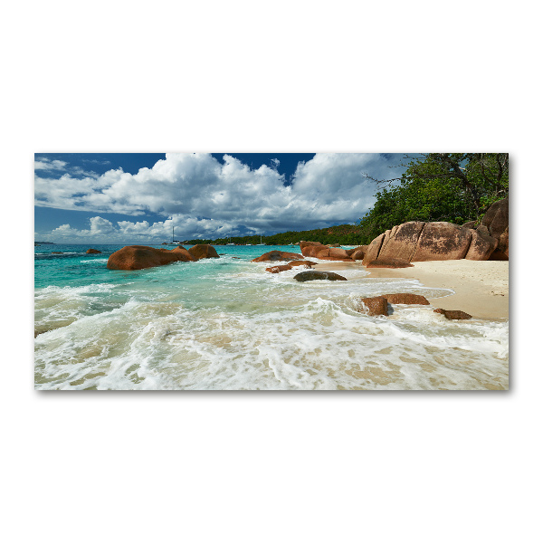 Bild auf Acrylglas Strand der Seychellen
