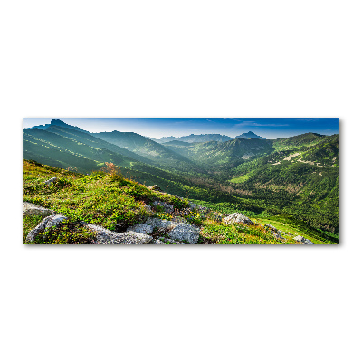 Acrylglas-Druck Morgendämmerung in den Tatra-Bergen