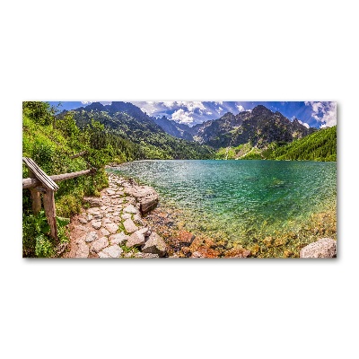 Bild auf Acrylglas Das Meeresauge der Tatra-Berge