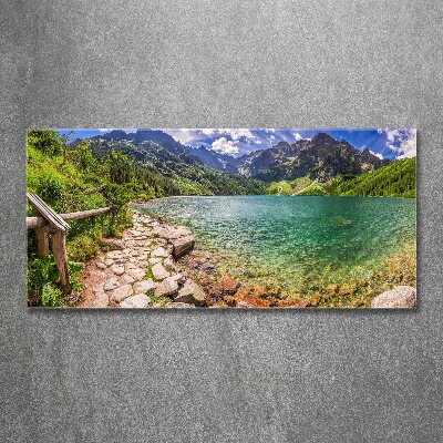 Bild auf Acrylglas Das Meeresauge der Tatra-Berge