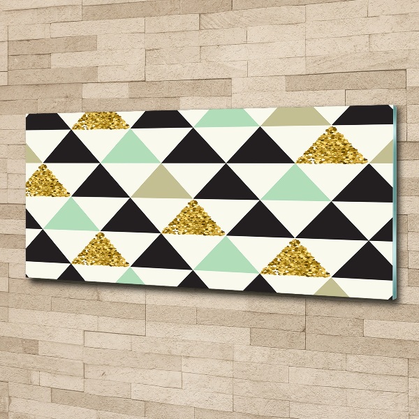 Bild auf Acrylglas Bunte Dreiecke