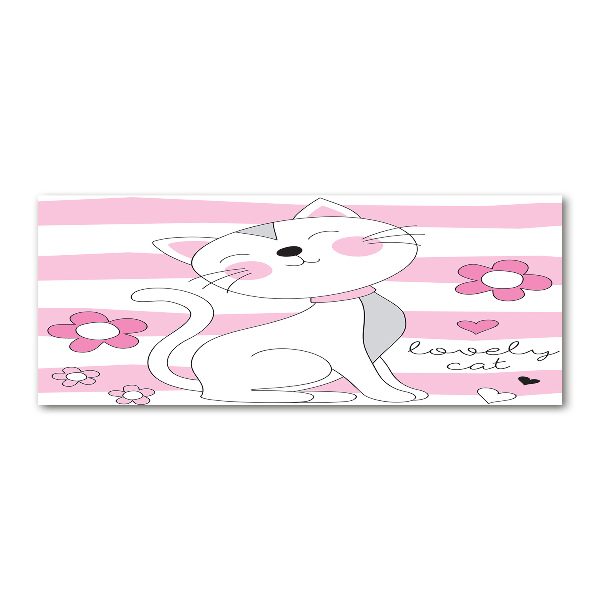 Acrylglas-Druck Weiße Katze