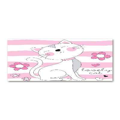 Acrylglas-Druck Weiße Katze