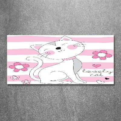 Acrylglas-Druck Weiße Katze