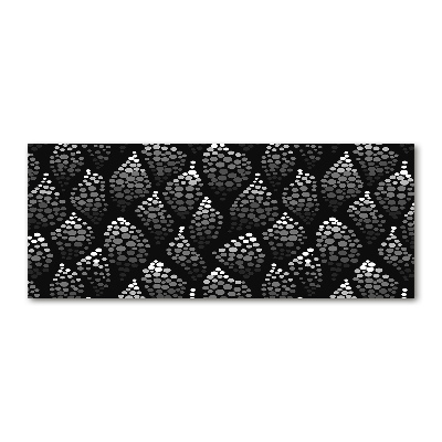 Acrylglas-Druck Schwarze und weiße Punkte