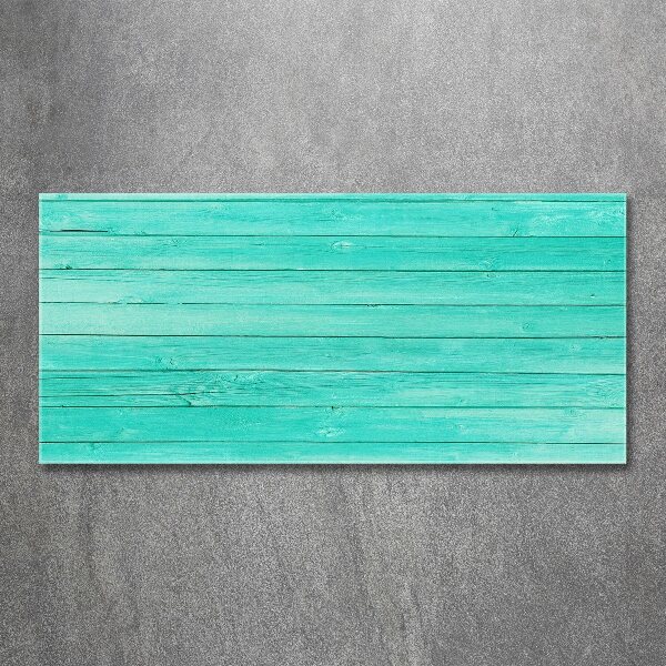 Foto auf Acryl Grüne Bretter