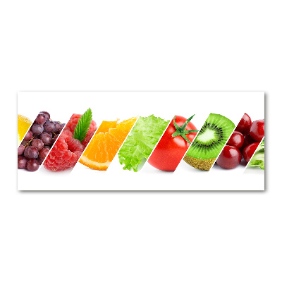 Acrylbild Fotodruck Obst und Gemüse