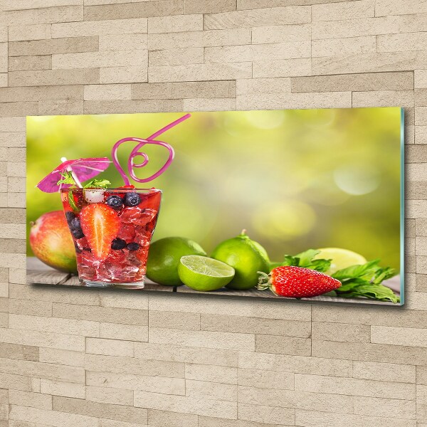 Acrylbild Fotodruck Fruchtcocktail