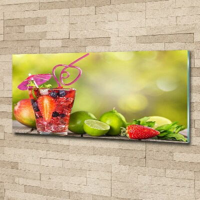 Acrylbild Fotodruck Fruchtcocktail