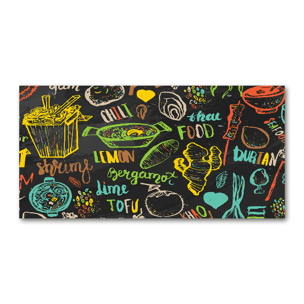 Acrylglas-Druck Thailändisches Essen