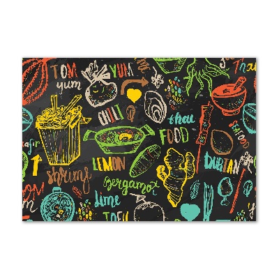 Acrylglas-Druck Thailändisches Essen