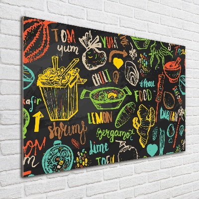 Acrylglas-Druck Thailändisches Essen