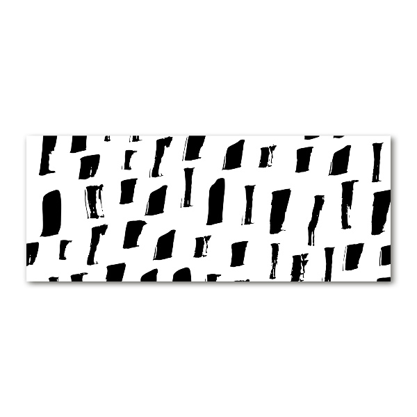 Foto auf Acryl Schwarze und weiße Flecken