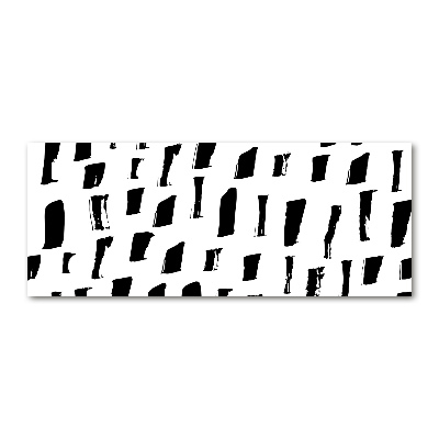 Foto auf Acryl Schwarze und weiße Flecken