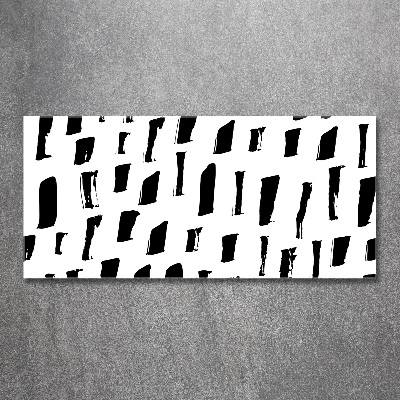 Foto auf Acryl Schwarze und weiße Flecken