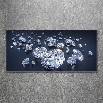Acrylbild Fotodruck Diamanten
