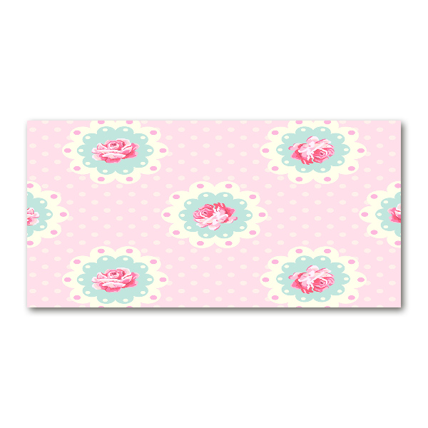 Acrylglas-Druck Rosen