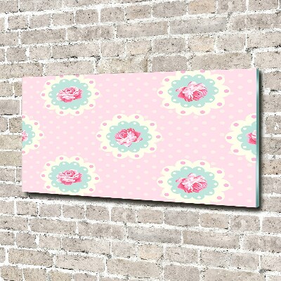 Acrylglas-Druck Rosen