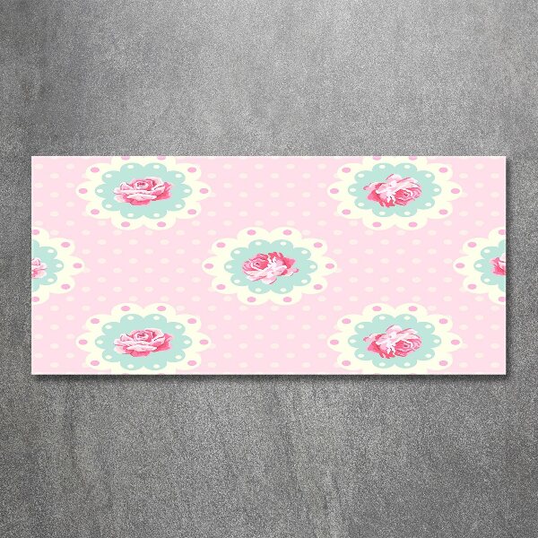 Acrylglas-Druck Rosen