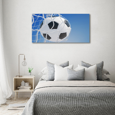 Foto auf Acryl Der Ball ist im Tor
