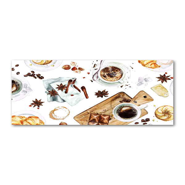 Foto auf Acryl Morgenkaffee