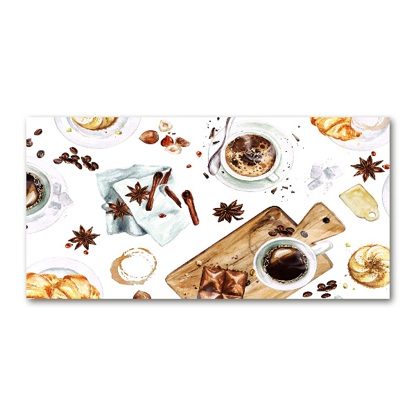 Foto auf Acryl Morgenkaffee