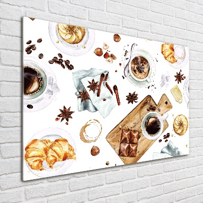 Foto auf Acryl Morgenkaffee