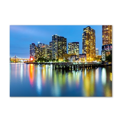 Foto auf Acryl New York bei Nacht