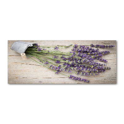 Acrylbild Fotodruck Lavendel im Topf