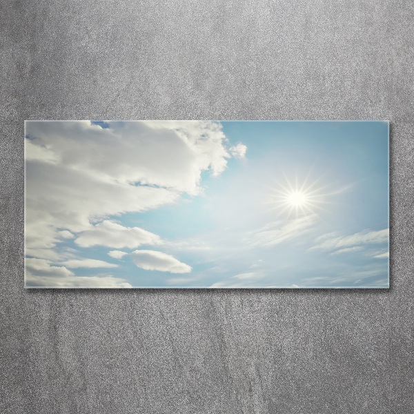 Bild auf Acrylglas Wolken am Himmel