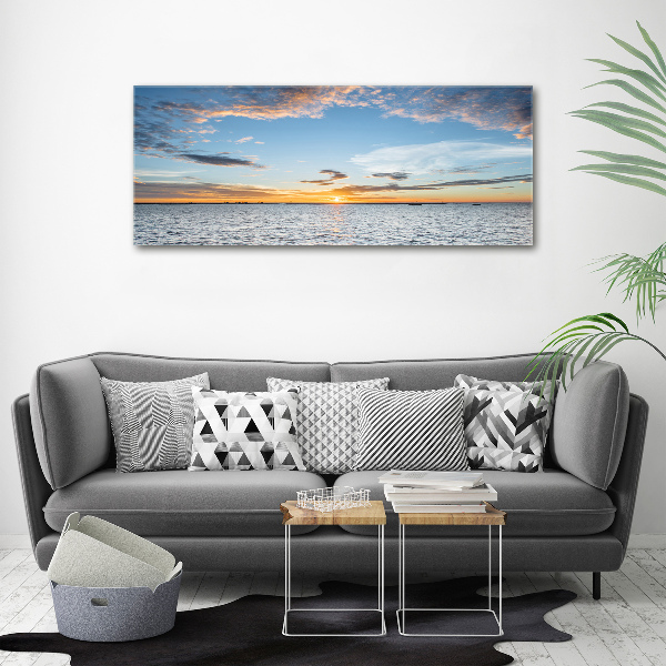 Acrylbild Fotodruck Dämmerung am Meer