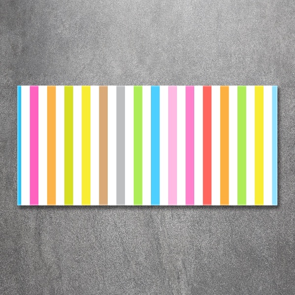 Bild auf Acrylglas Bunte Streifen