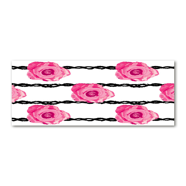 Acrylglas-Druck Rosen